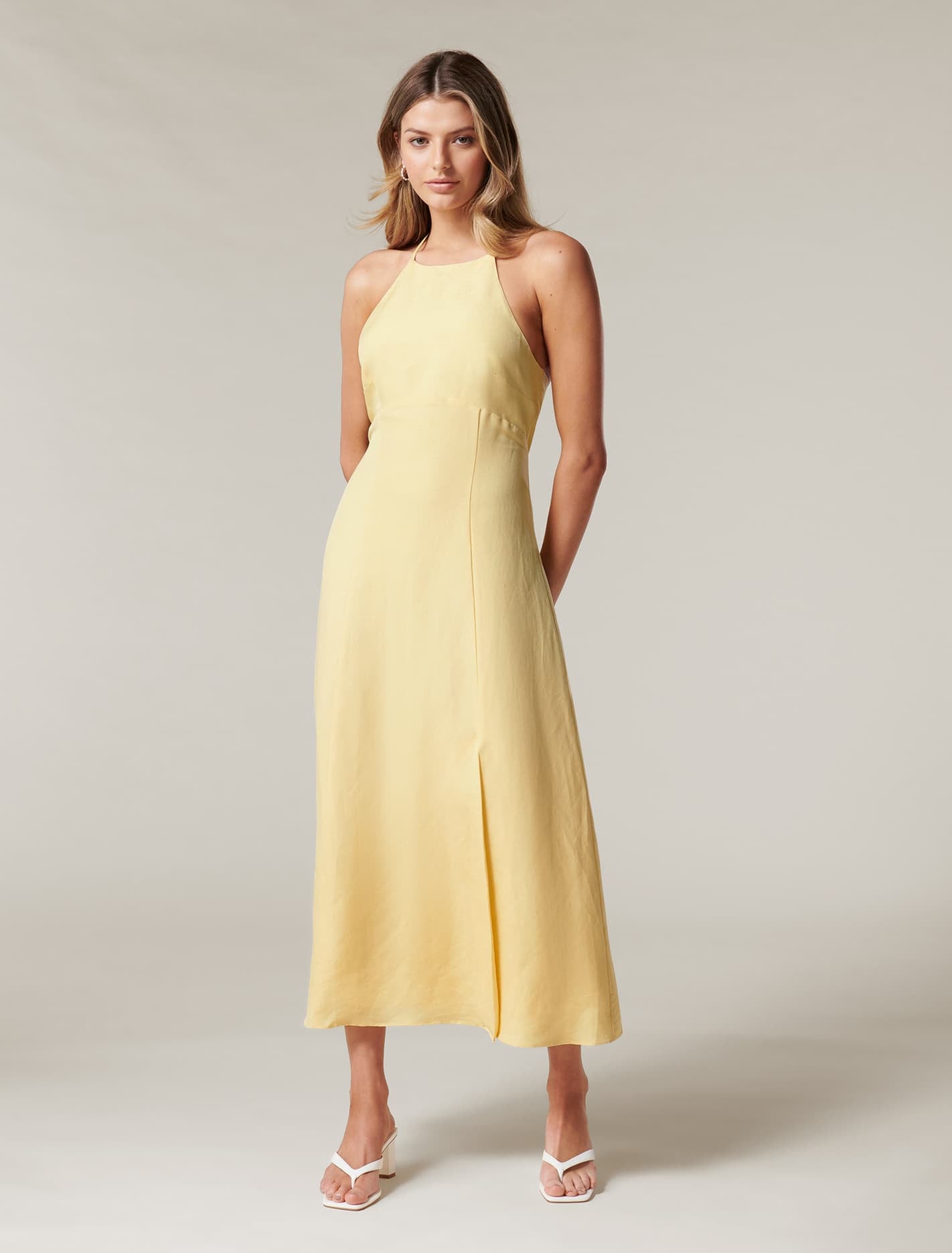 Forever New フォーエバーニュー RORY HALTER MIDI DRESS Day dress butter cream レディース