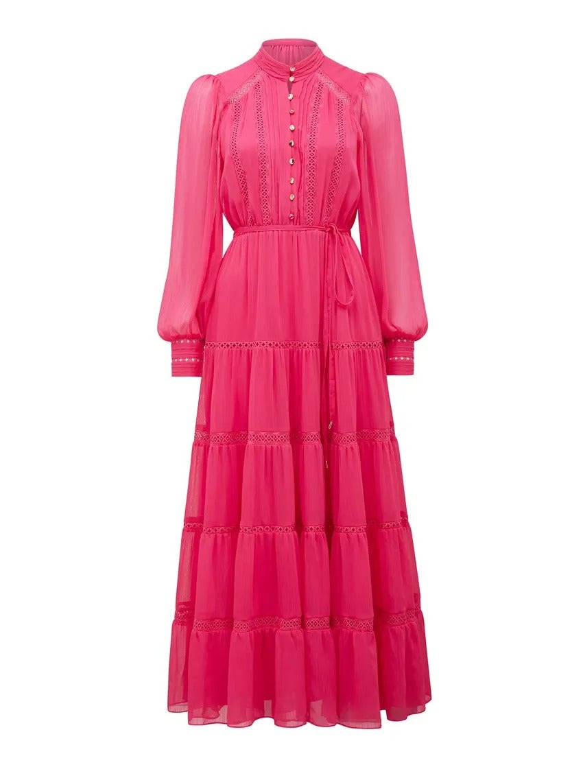 Juliette Trim Detail Midi Dress