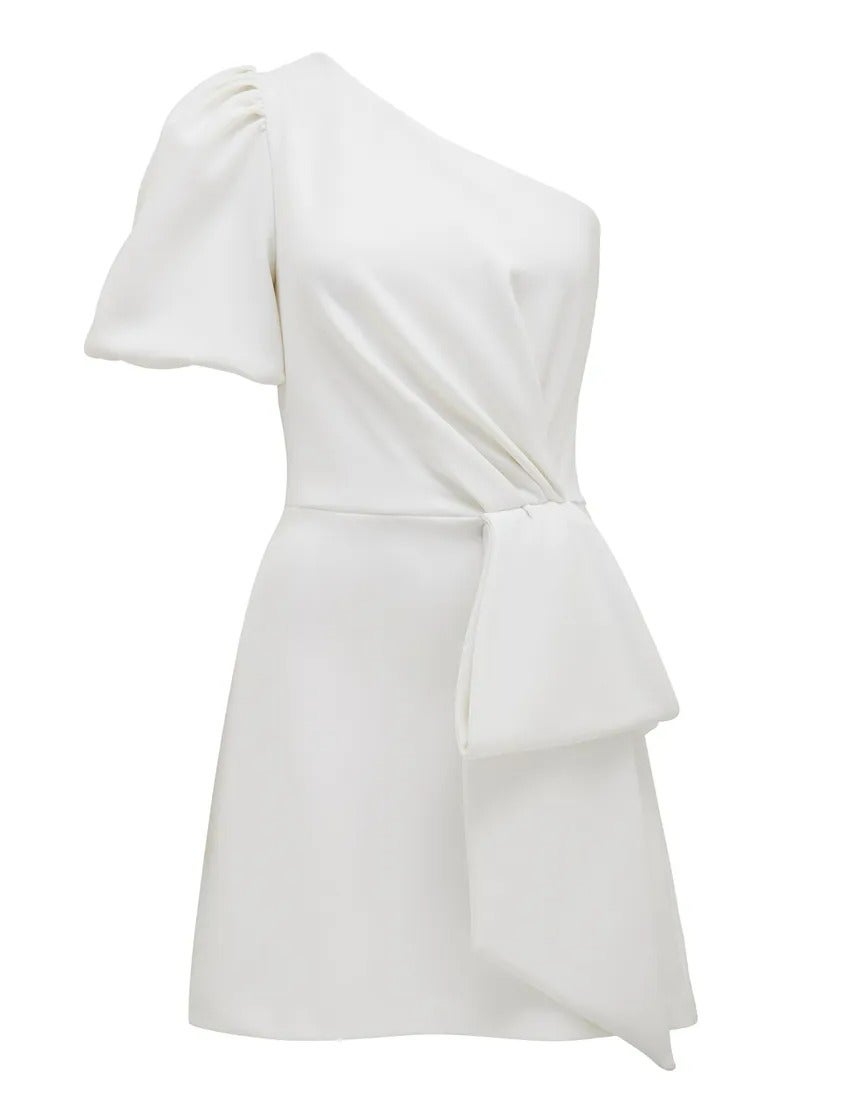 Elena Bow-Front Mini Dress