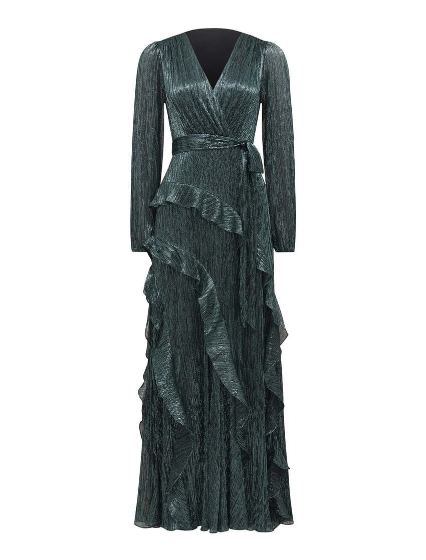 Declan Plisse Ruffle Dress