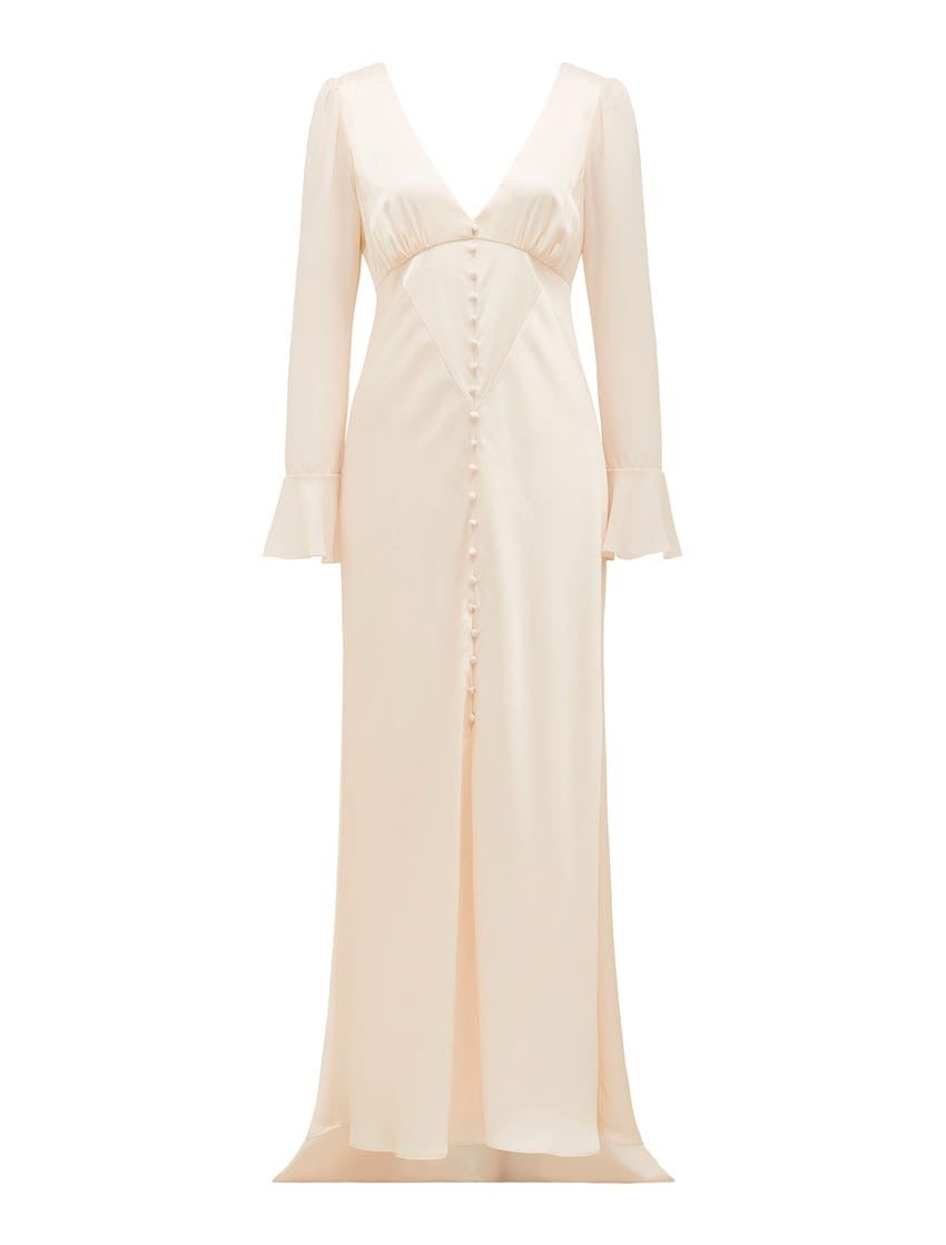 Willow Long Sleeve Button-Down Maxi Dress