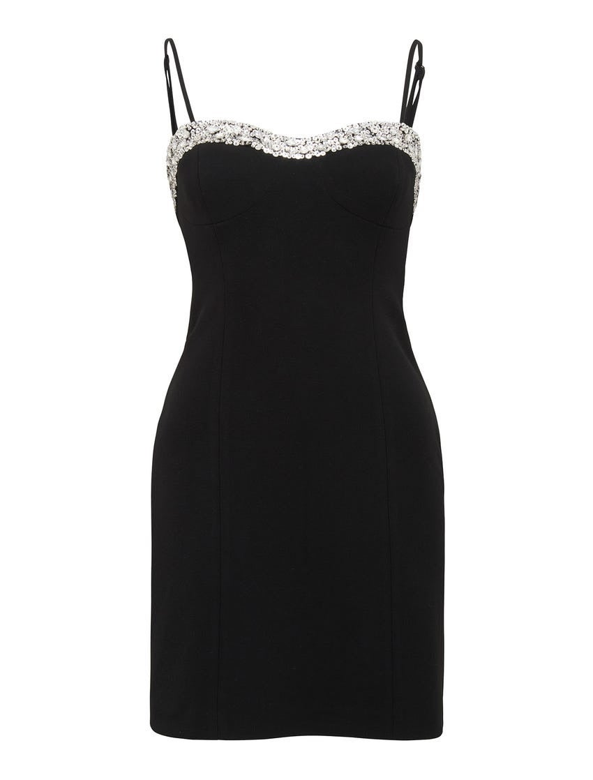 Ella Diamante Corset Mini Dress