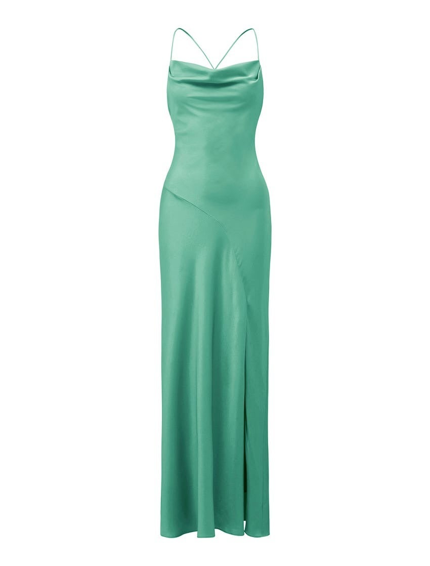 Blair Back-Detail Maxi Dress