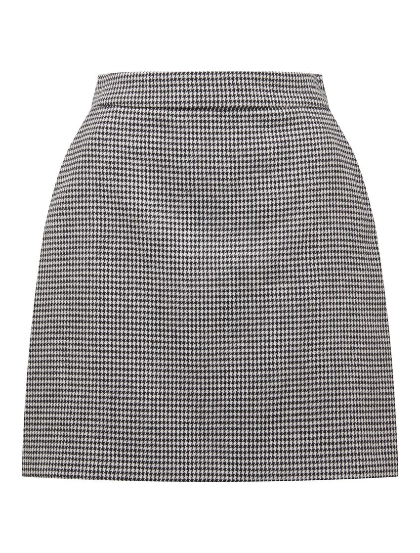 Noelle Wool Blend Mini Skirt