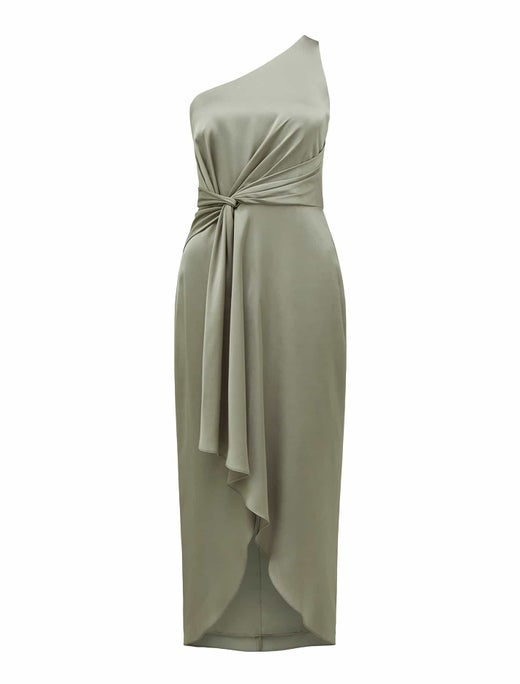 Haidee One-Shoulder Midi Dress