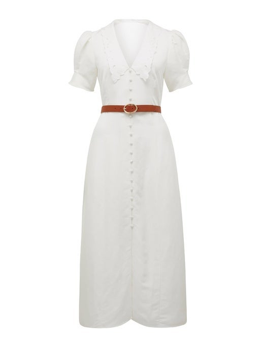Heather Belted Midi Dress