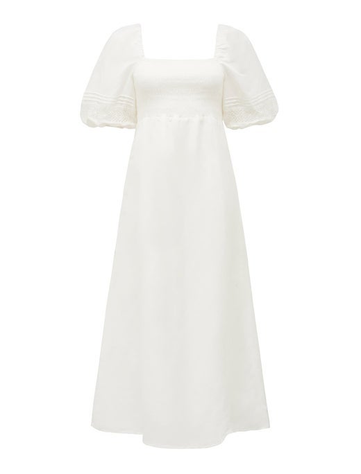 Indiana Lace Spliced Midi Dress