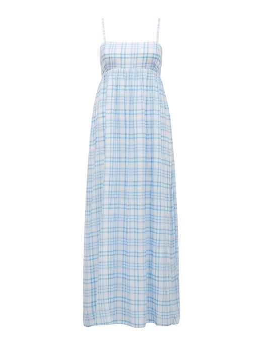 Maisie Check Maxi Dress